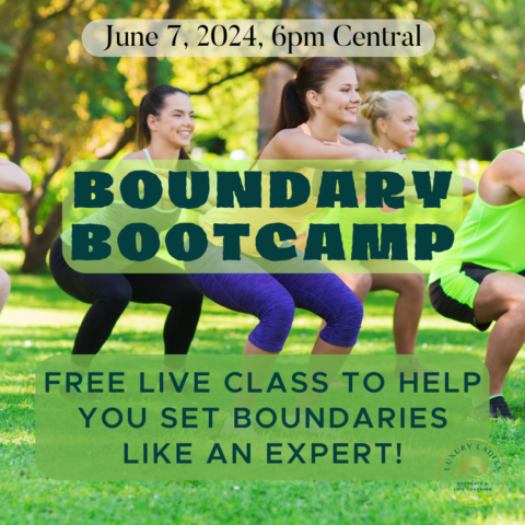 Boundary Bootcamp helps you set boundaries like an expert